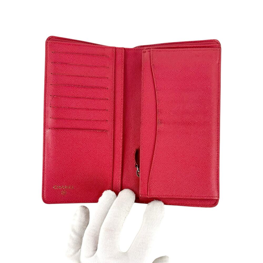 Chanel Matelassé Caviar Leather Long Bifold Wallet - Picture 6 of 10